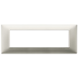 Placca 7M nichel opaco Plana 
