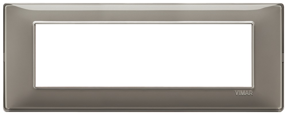 Placca 7M Reflex cenere Plana 
