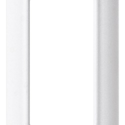 Placca 1 modulo tecnopolimero bianco per pannelli elettrici