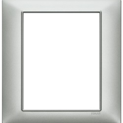 Placca 8M argento opaco Plana 