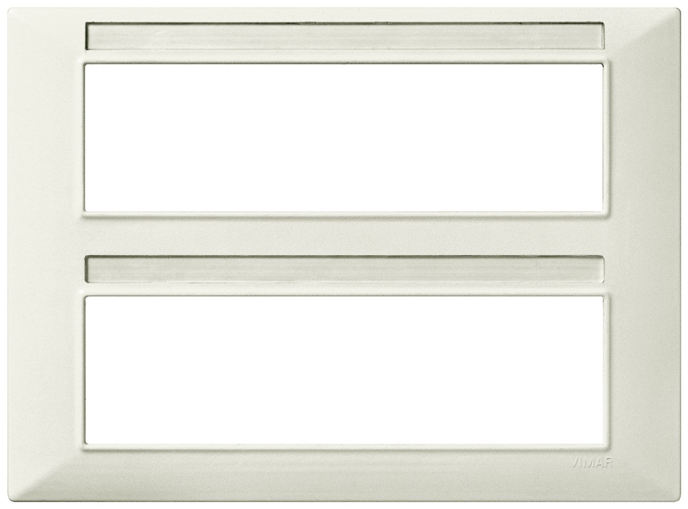 Placca 14M avorio Plana 