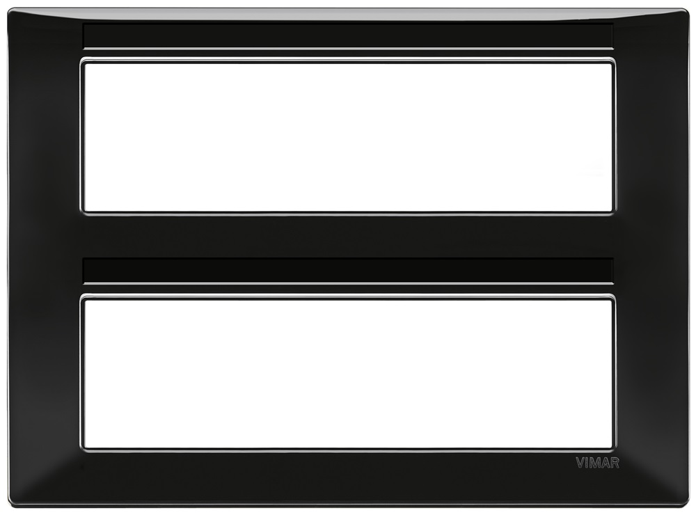 Placca 14M nero Plana 