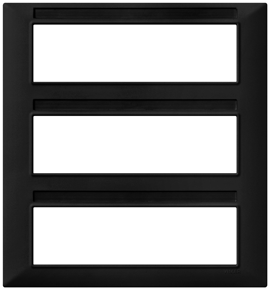 Placca 21M nero Plana 