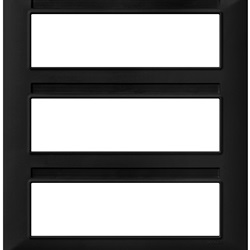 Placca 21M nero Plana 
