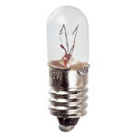 Lampada incandescenza E10 10x28mm 24V 2W bianco uso illuminazione tecnica