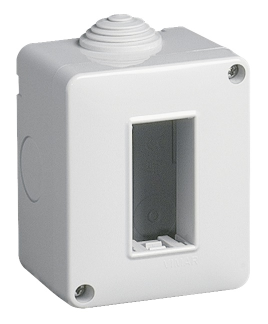 Contenitore da parete IP40 1 modulo per Eikon Arké Plana protezione standard