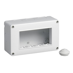 Contenitore parete IP40 4 moduli per Eikon Arké Plana