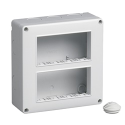 Contenitore IP40 8 moduli 4x2 verticale per installazioni a parete