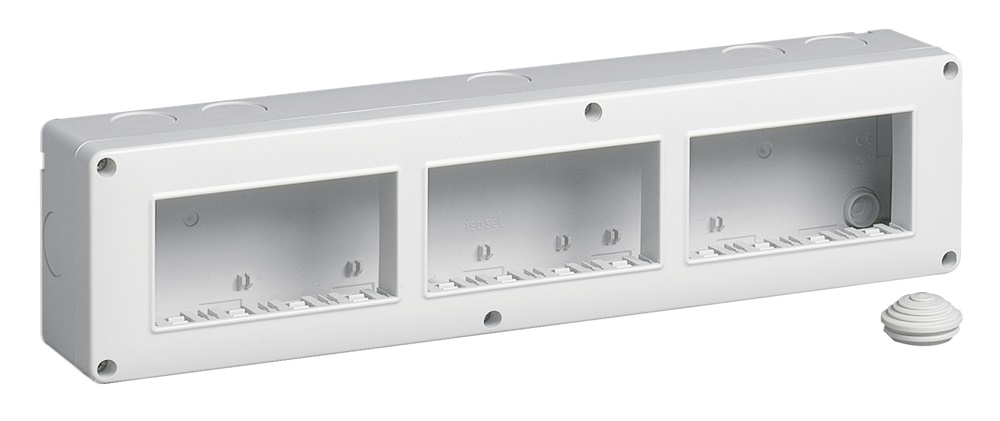 Contenitore elettrico IP40 12 moduli 4x3 orizzontale per installazioni a parete