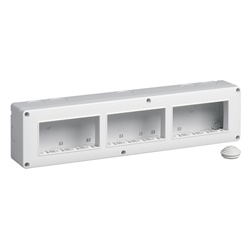 Contenitore elettrico IP40 12 moduli 4x3 orizzontale per installazioni a parete