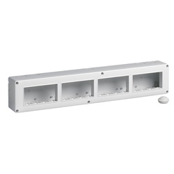 Contenitore IP40 16 moduli orizzontale per Eikon Arké Plana parete