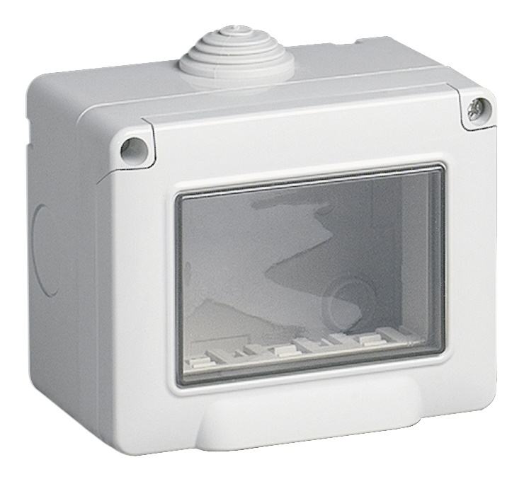Contenitore da parete IP55 3 moduli Eikon Arké Plana
