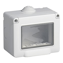 Contenitore da parete IP55 3 moduli Eikon Arké Plana
