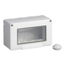 Contenitore da parete IP55 4 moduli Eikon Arké Plana protezione alta
