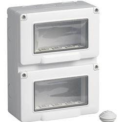 Contenitore IP55 8 moduli 4x2 verticale per installazione a parete