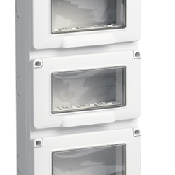Contenitore IP55 12 moduli 4x3 verticale per installazione a parete