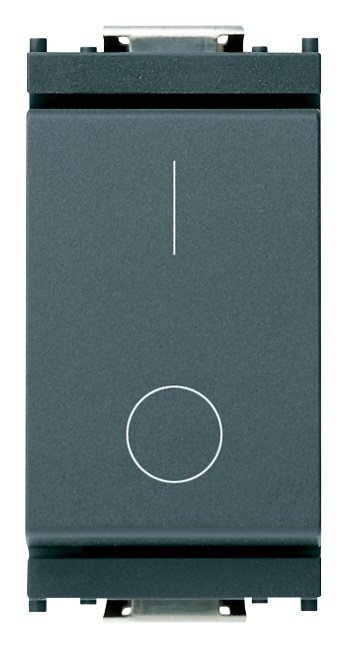 Interruttore 2P 16AX 250V grigio per lampade con alimentatore integrato max 200W