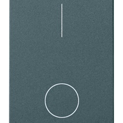 Interruttore 2P 16AX 250V grigio per lampade con alimentatore integrato max 200W