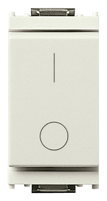Interruttore 2P 16AX 250V bianco per lampade con alimentatore integrato uso domestico