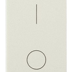 Interruttore 2P 16AX 250V bianco per lampade con alimentatore integrato uso domestico