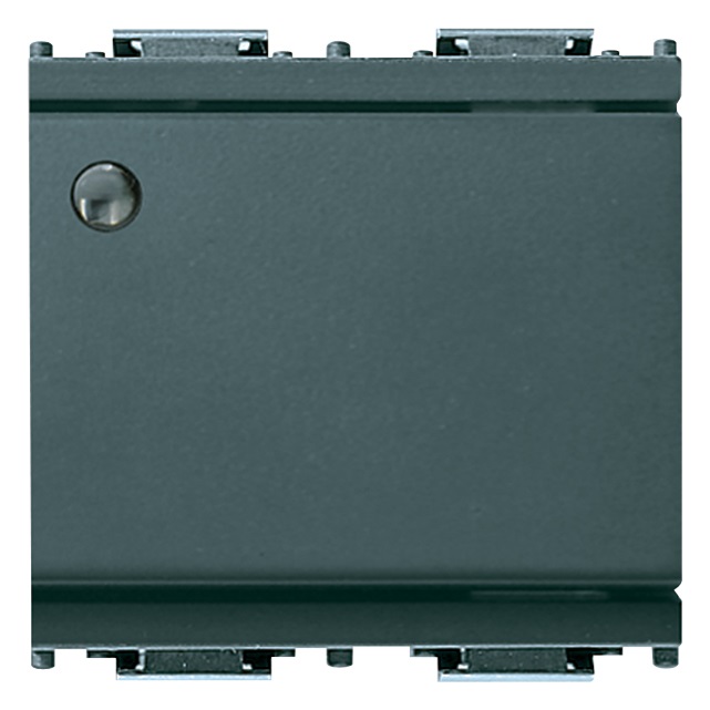 Deviatore 1P 16AX lum.so 2M grigio Idea 