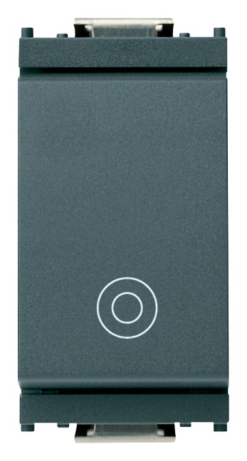 Pulsante generico unipolare grigio 1P NO 10A Idea 