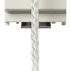 Pulsante 1P NC 10A tirante bianco Idea 