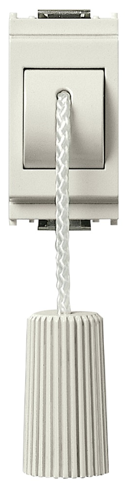 Pulsante 1P NO 10A tirante bianco