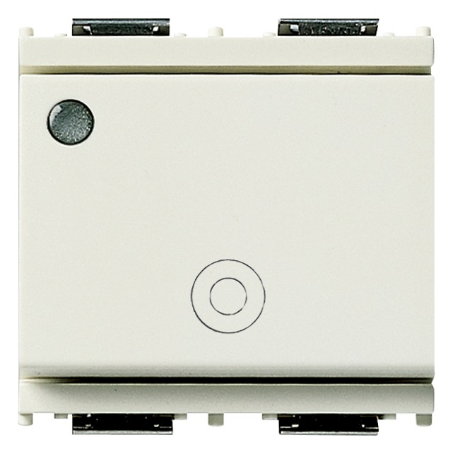 Pulsante 1P NO 10A gen. lum.so 2M bianco Idea 