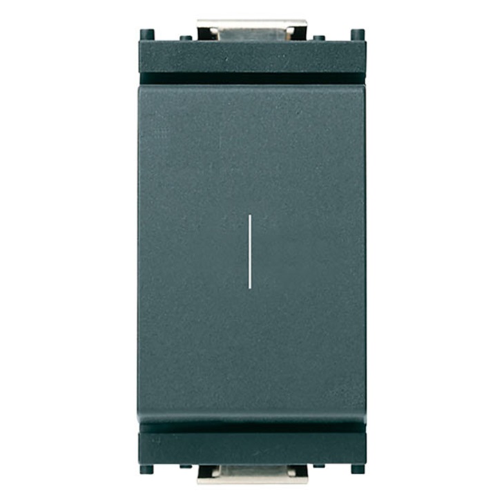 Pulsante 1P NO 16A grigio Idea 