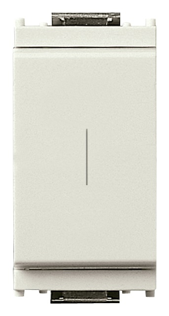 Pulsante 1P NO 16A 250V Bianco per Comandi Elettrici Industriale