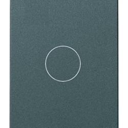 Pulsante 1P NC 16A 250V arresto grigio per impianti elettrici