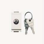 Pulsante 1P NO 16A +chiave unif. bianco Idea 