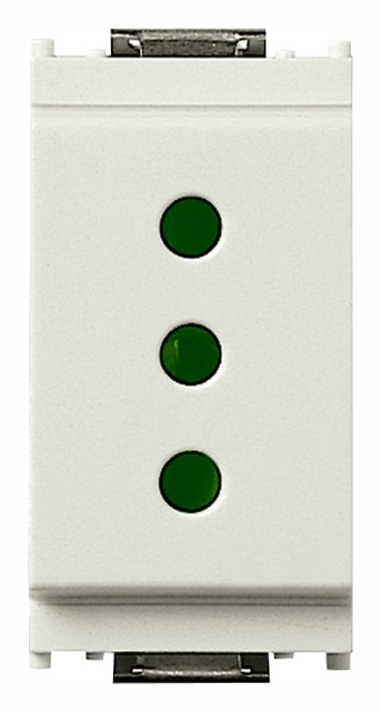 Presa standard italiano bianco 2P+T 10A tipo P11 Idea 