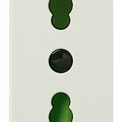 Bpresa SICURY 2P+T 16 A P17/11 bianco Idea 