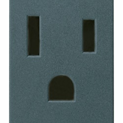 Presa 2P+T 15A 127V standard USA Arabia Saudita grigio uso elettrico domestico