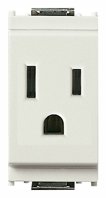 Presa 2P+T 15A USA+SASO bianco Idea 