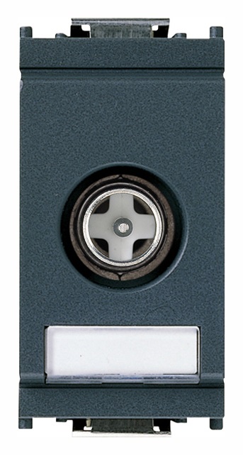 Presa coassiale TV-RD-SAT diretta grigio Idea 