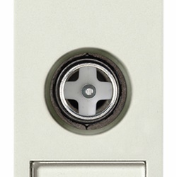 Presa coassiale TV-RD-SAT diretta bianco 5-2400 MHz connettore maschio 1 dB attenuazione uso domestico