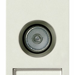 Presa coassiale TV-RD-SAT passante 5-2400 MHz attenuazione 10 dB bianco