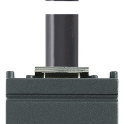 Presa HDMI 2.1b Keystone uscita cavo 90° grigio per installazioni audiovisive
