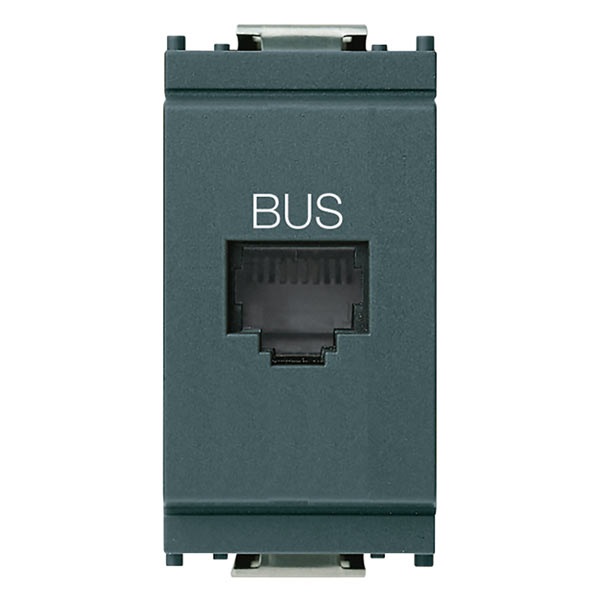 PRESA RJ11 SPECIALE PER BUS GRIGIO