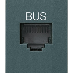 Presa RJ11 speciale con morsetti a vite per Bus grigio installazioni elettriche