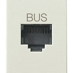 PRESA RJ11 SPECIALE PER BUS BIANCO