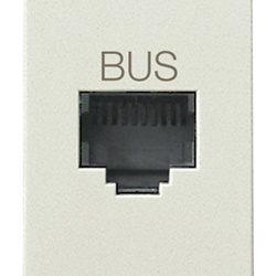 Presa RJ11 speciale bianca morsetti a vite per Bus installazioni rete telefonica
