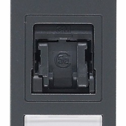 Presa RJ45 3M Cat5e UTP 8 contatti morsetti incisione universale grigio rete dati