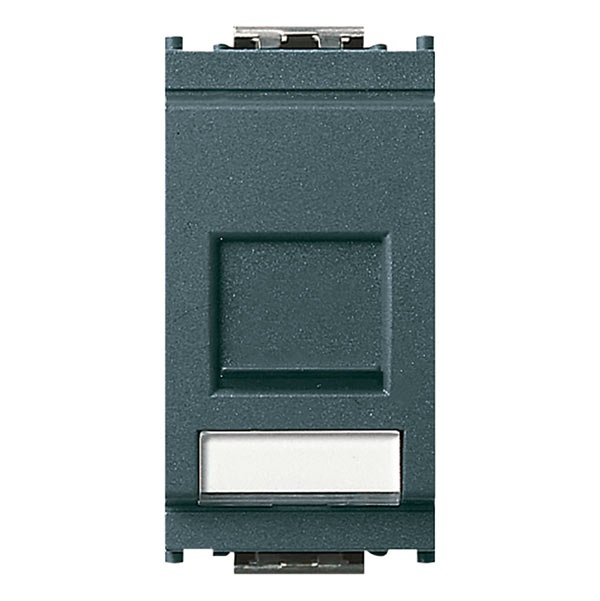 Presa RJ45 Netsafe Cat5e UTP grigio Idea 