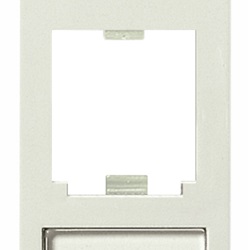 Adattatore MINI-COM Panduit bianco