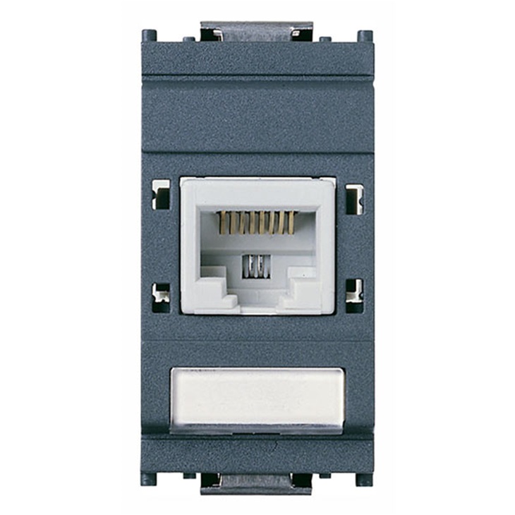 Presa RJ45 R&M Cat5e UTP grigio Idea 