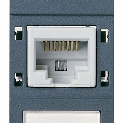 Presa RJ45 R&M Cat5e UTP grigio Idea 